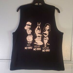 Chicyea black tank top sz Large
